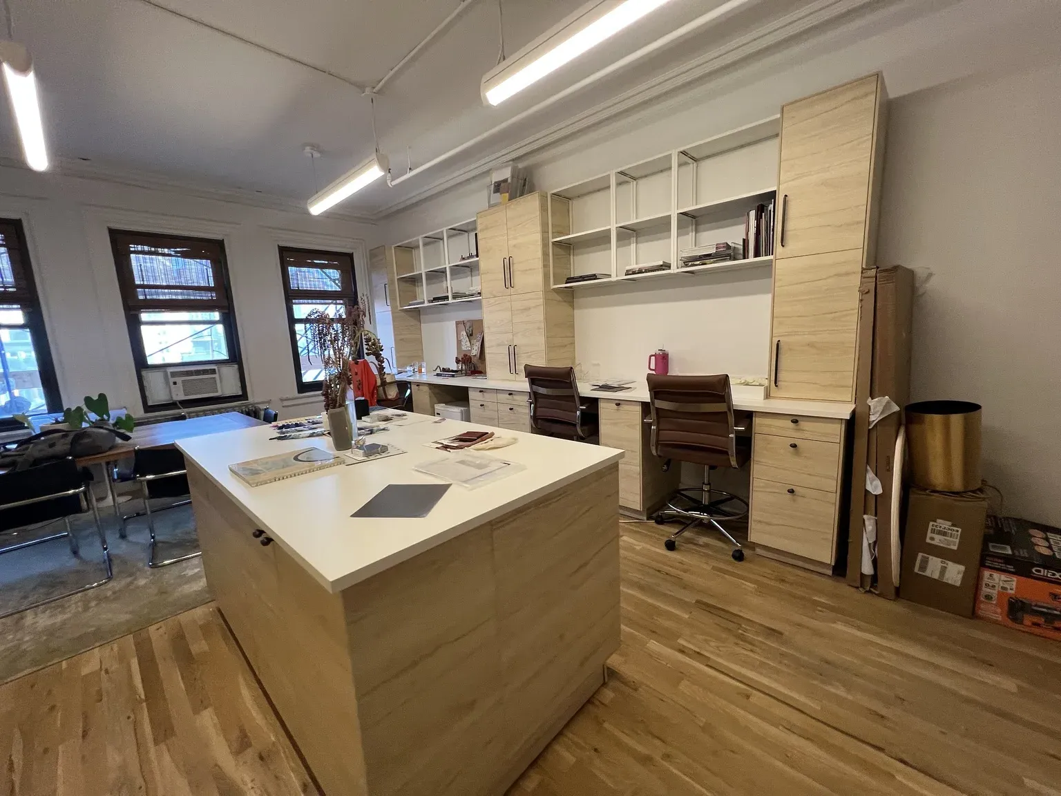 Light Wood Kitchen with Island